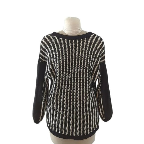 Zara Sweaters - Zara W & B Collection Striped Sweater